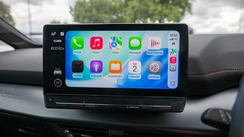 CarPlay on car infotainment screen