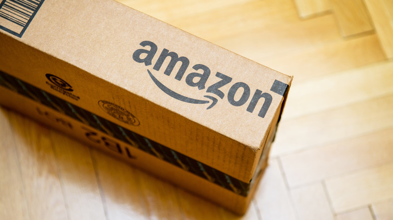 amazon box delivered package