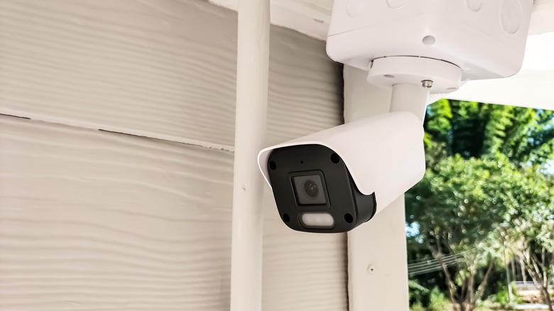 a residential security camera