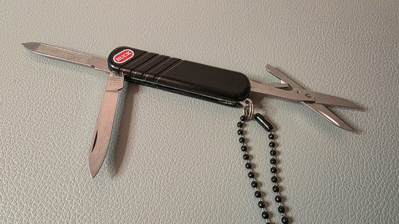Swiss Army Knife with tools unfolded