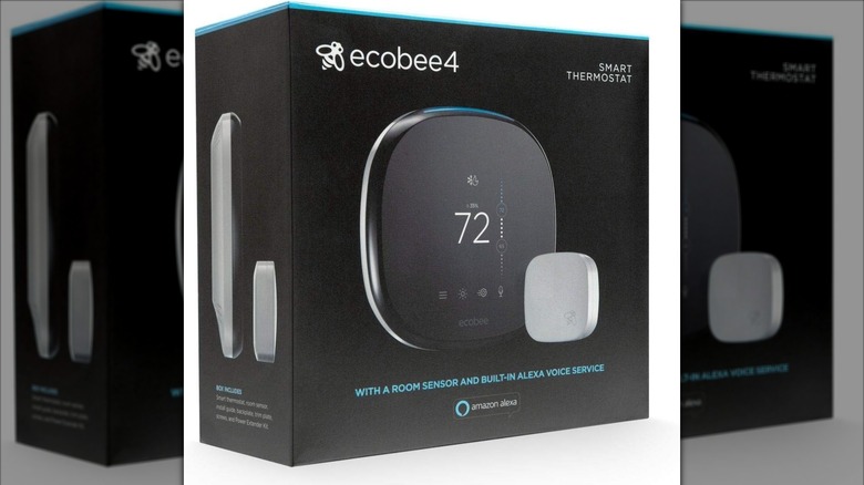 An unopened ecobee4 smart thermostat