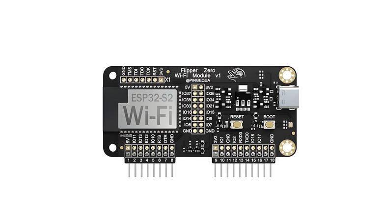 Wi-Fi devboard on white background