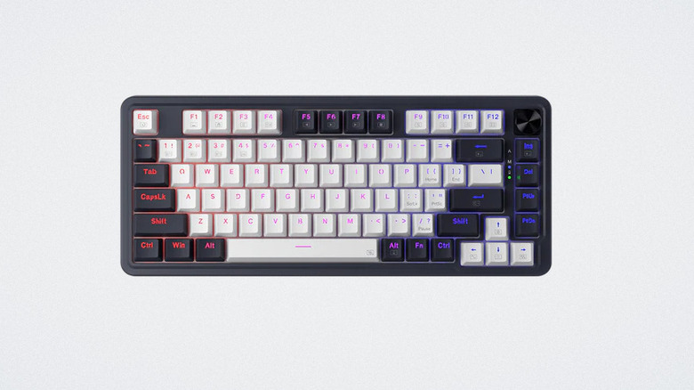 Redragon keyboard on black background