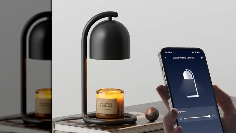 person using SwitchBot apps