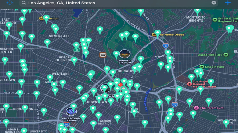 Public bathrooms in L.A. from Flush