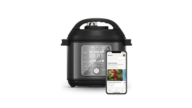 Instant Pot Pro with App on a white background