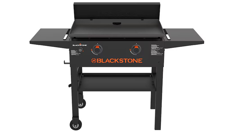 A stock image of a Blackstone 2-burner griddle
