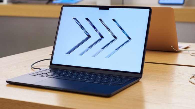 Open MacBook