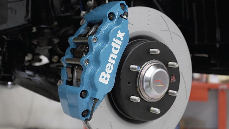 Bendix brakes closeup