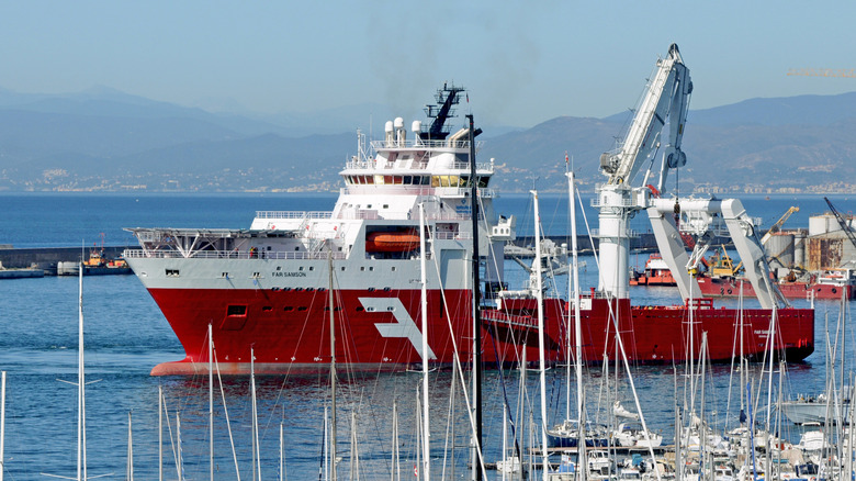 The Far Samson in Genoa harbor