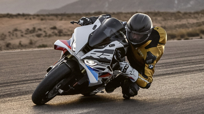 BMW S 1000 RR on a racetrack