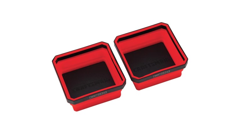 Picture showing collapsible Craftsman storage trays