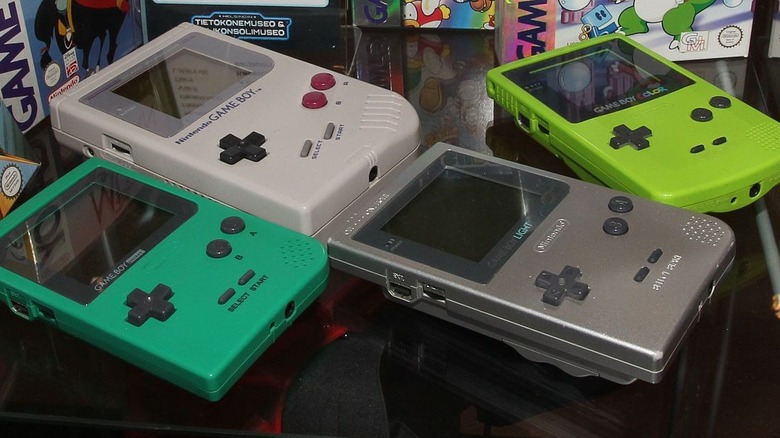 Classic Nintendo Game Boy devices