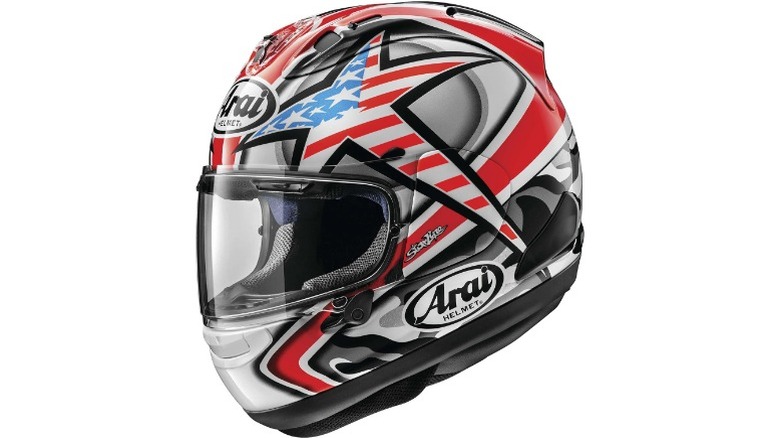 Arai Corsair-X on white background