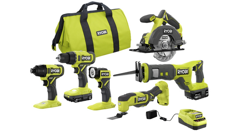 Ryobi 18V ONE+ 6-Tool Combo Kit