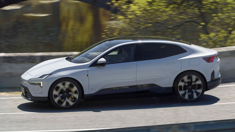 Polestar 4 on the road