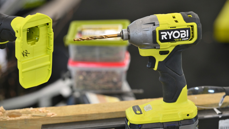 a Ryobi drill