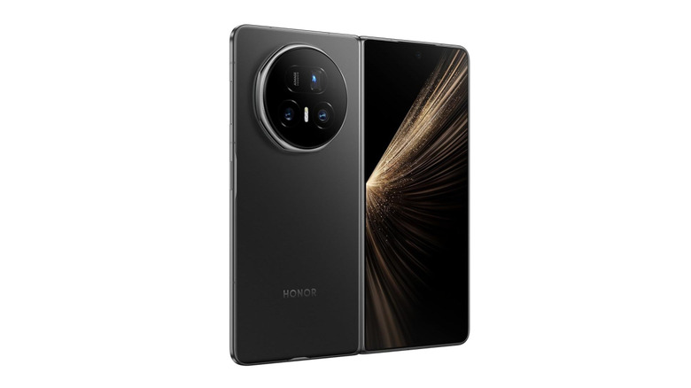 Honor Magic V5 on white background