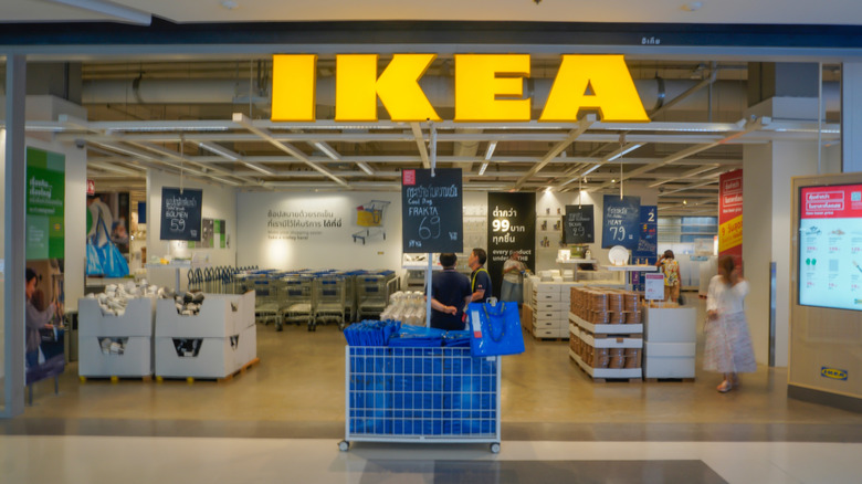 Ikea store interior