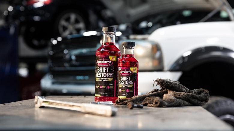 Bottles of Hot Shot's Secret Shift Restore