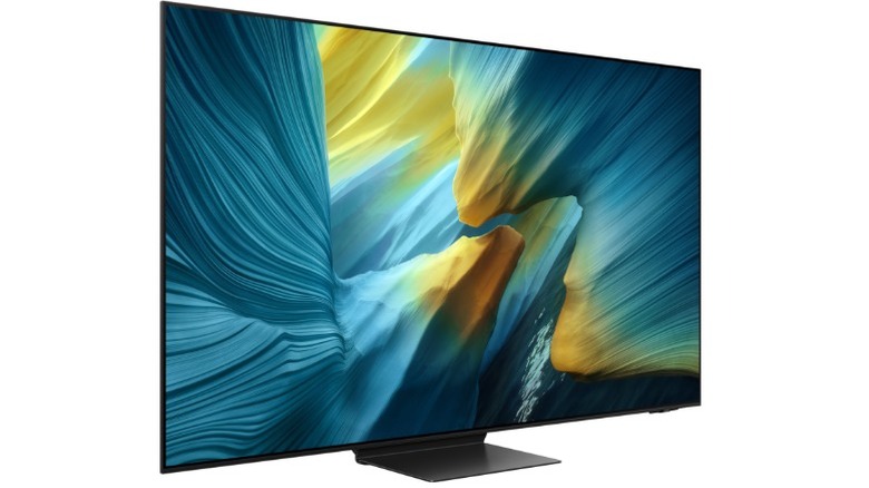 Product shot of a TV