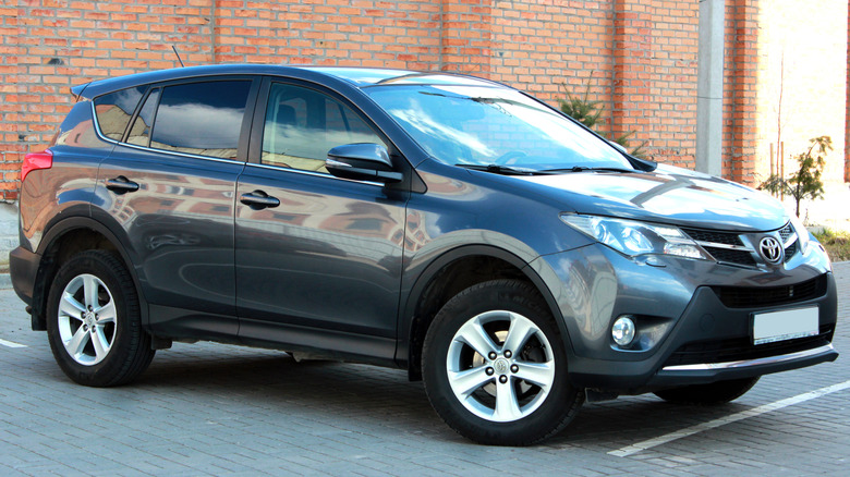 2013 Toyota RAV4 in the parking lot