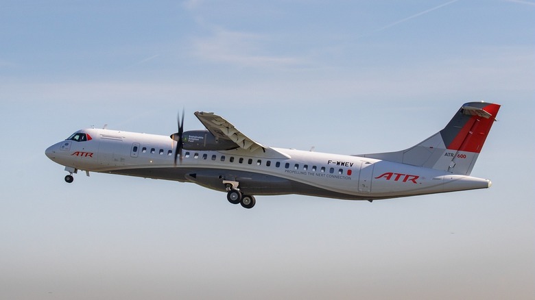 ATR 76-600 taking off