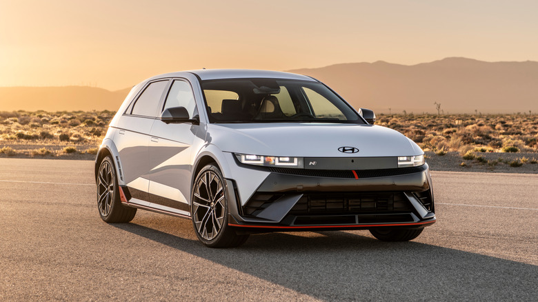 2026 Hyundai Ioniq 5 N front 3/4 view