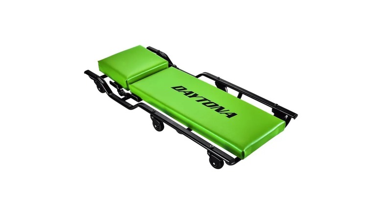 350-Pound Capacity Premium Adjustable Headrest Creeper