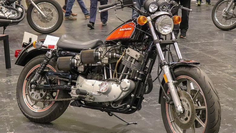 Harley-Davidson Sportster  XR1000 on display