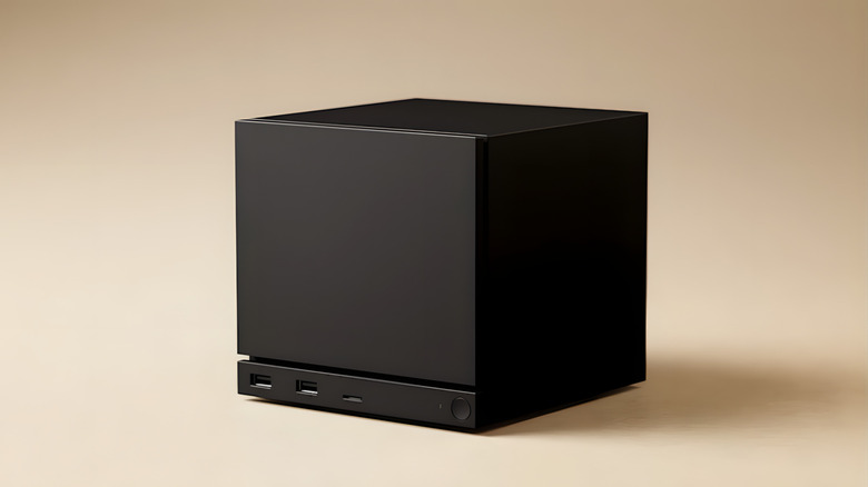 Steam Machine on Beige Background