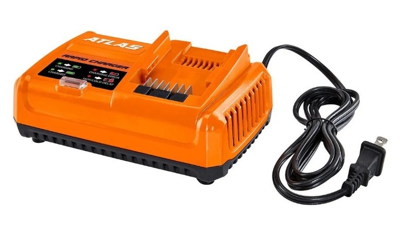 Atlas charger on white background