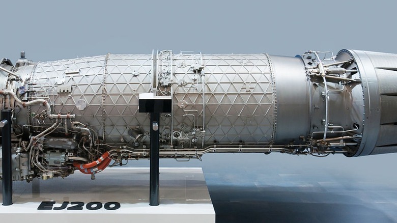 The EJ200 engine for the Eurofighter Typhoon.