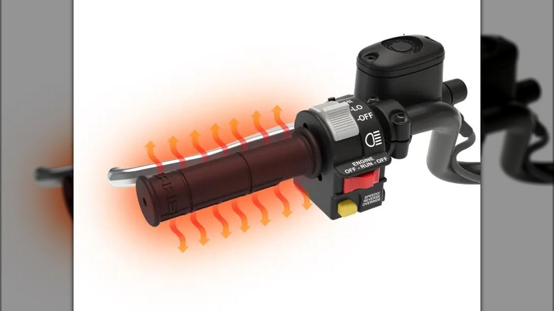 Polaris handlebar hand warmers