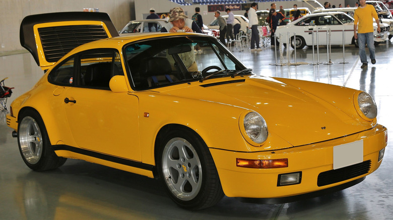 1989 RUF CTR Yellowbird at a show