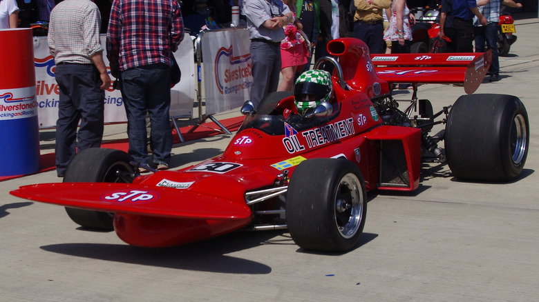 March 711 at Silverstone Classic in pits