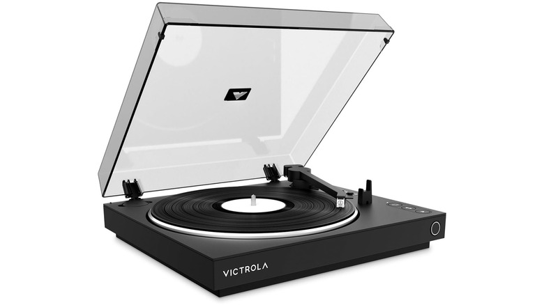 Victrola Automatic turntable on a white background