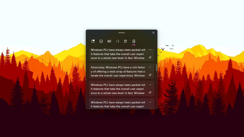 windows clipboard history