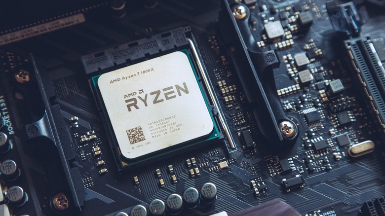 an AMD Ryzen 1000 series processor