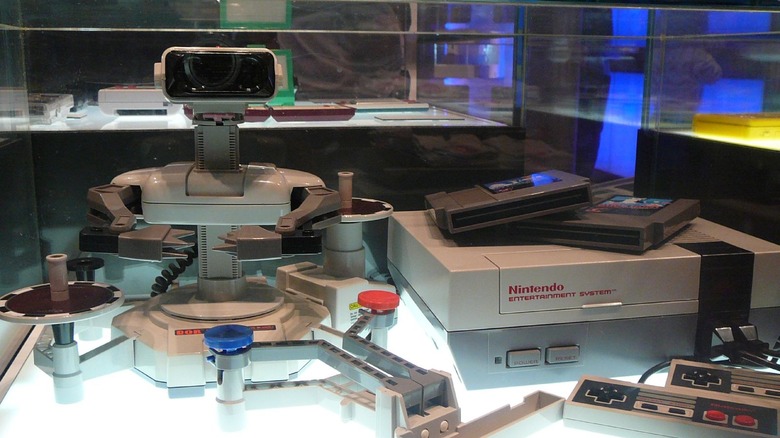 R.O.B. in display case