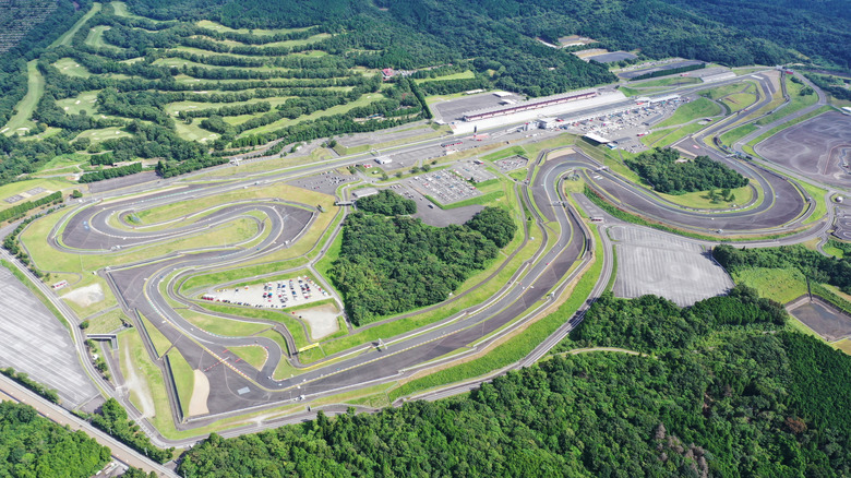Aerial view of Fuji Speedway
