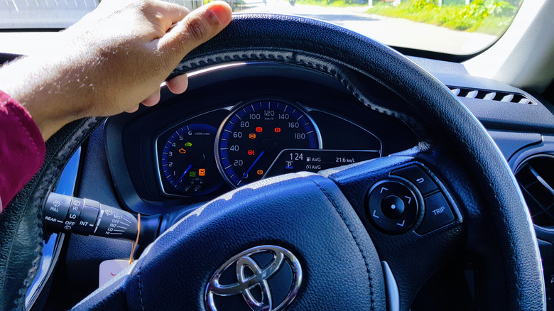Toyota steering wheel