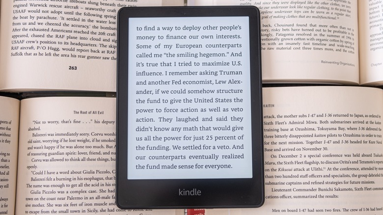 Amazon Kindle paper book