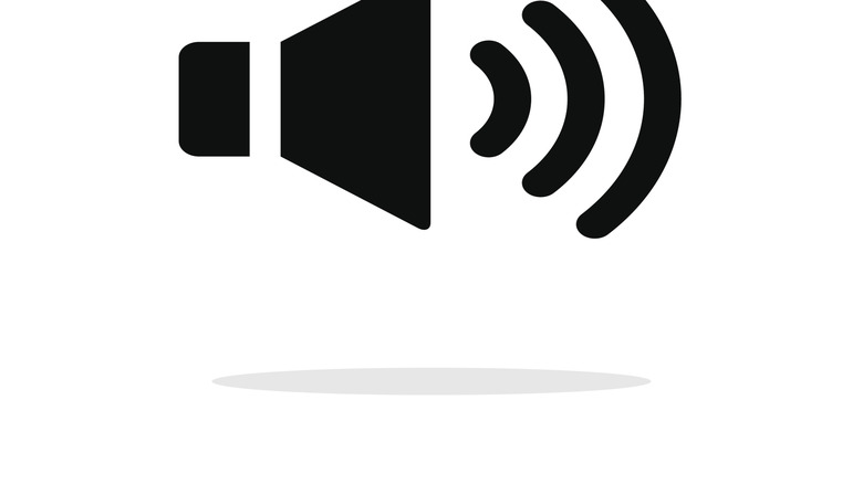 Black volume icon