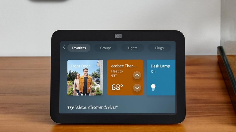 Amazon Echo display on table