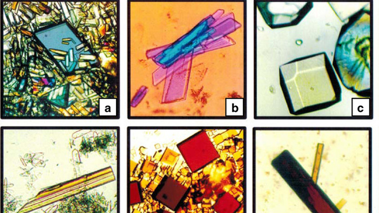Crystals grown in micro-gravity