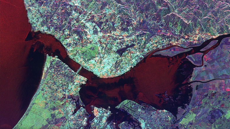 SAR image of Lisbon, Portugal