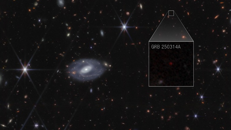 Image of different stars and galaxies.