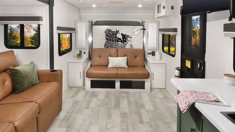 Interior of a Forest River RV
