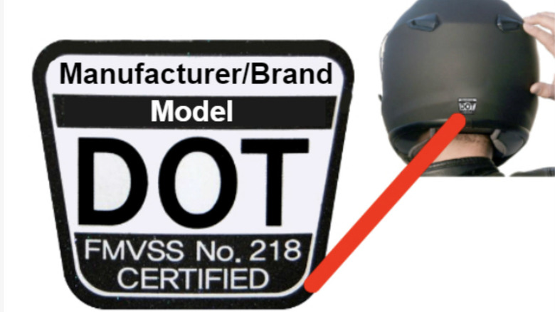 DOT certified motorcycle helmet